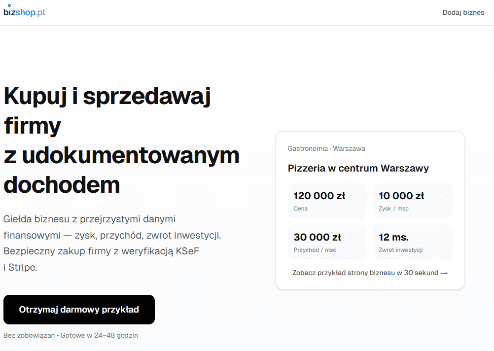 Transport i logistyka na sprzedaż Gdańsk — Warsztat samochodowy